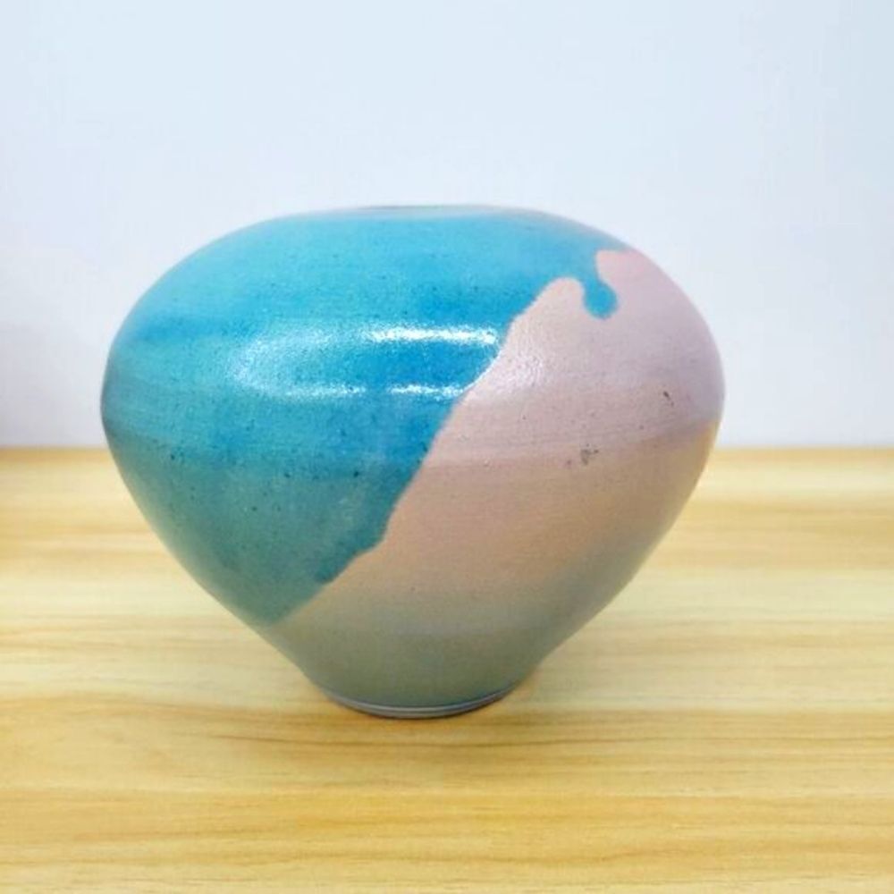 Christopher "Christoph" Heede Arizona Studio Pottery Ruku Jug Vase Vessel - Picture 6 of 16